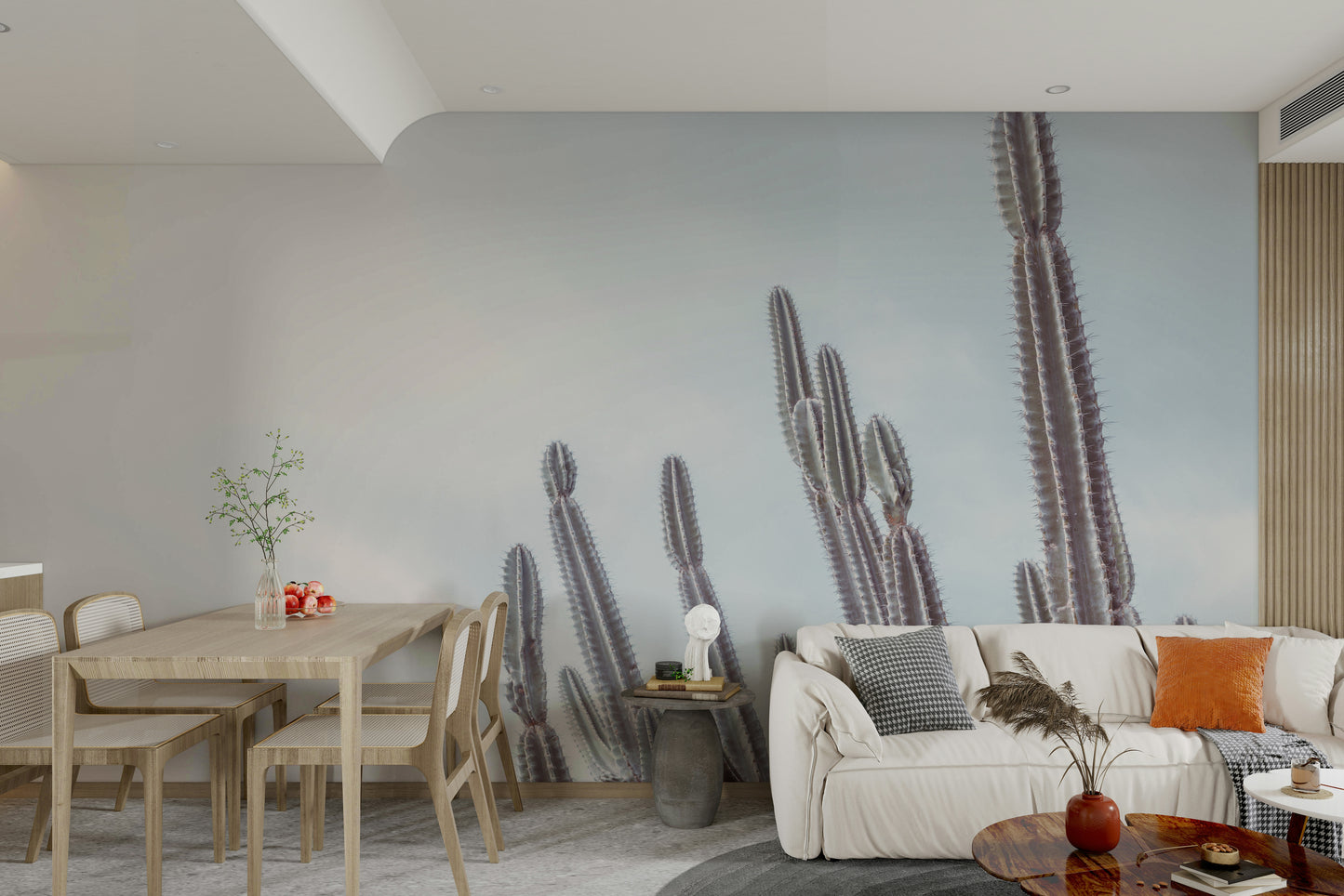 The wall art combines a nature theme with a magical feel.

