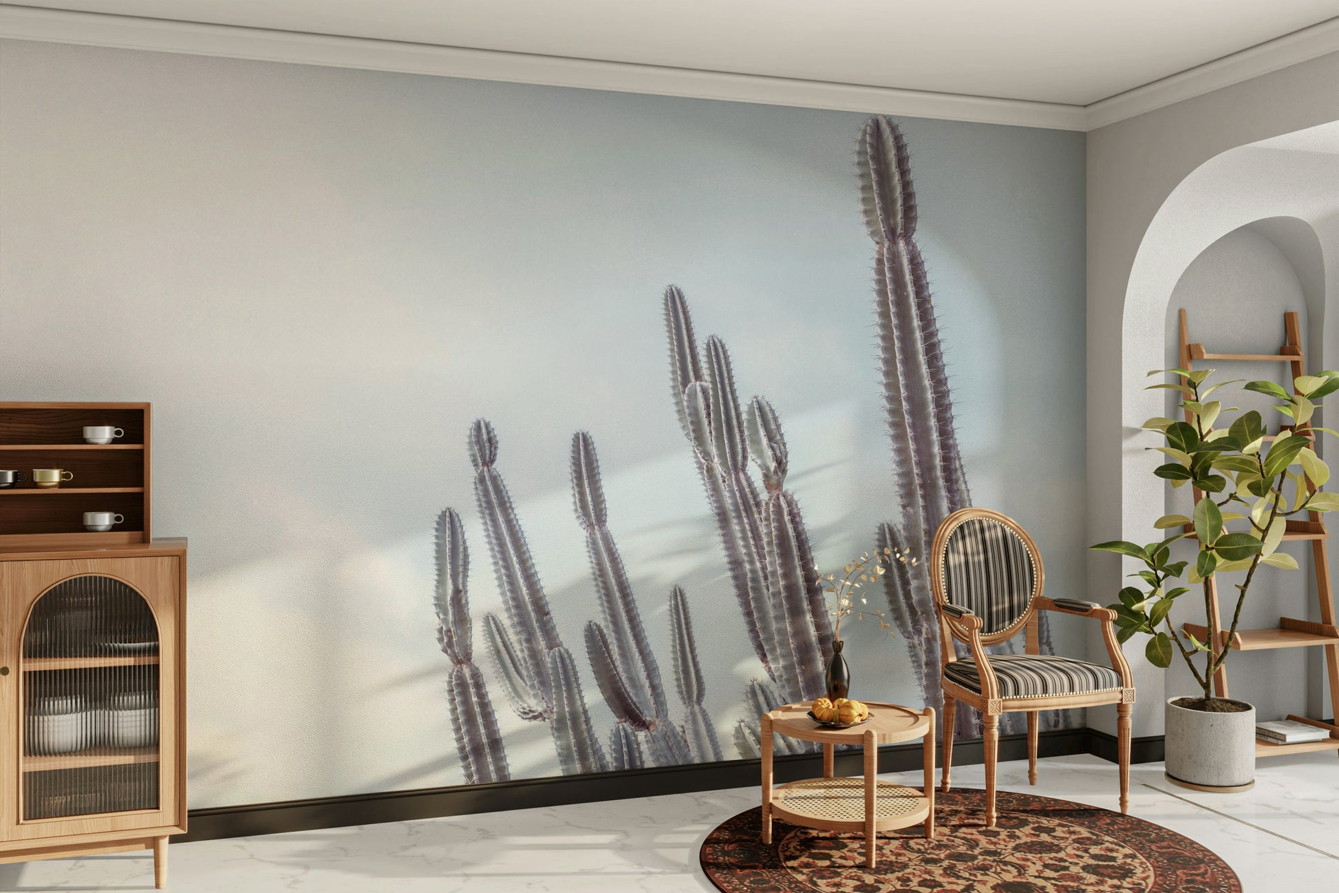 A seamless pattern for a living room or bedroom.

