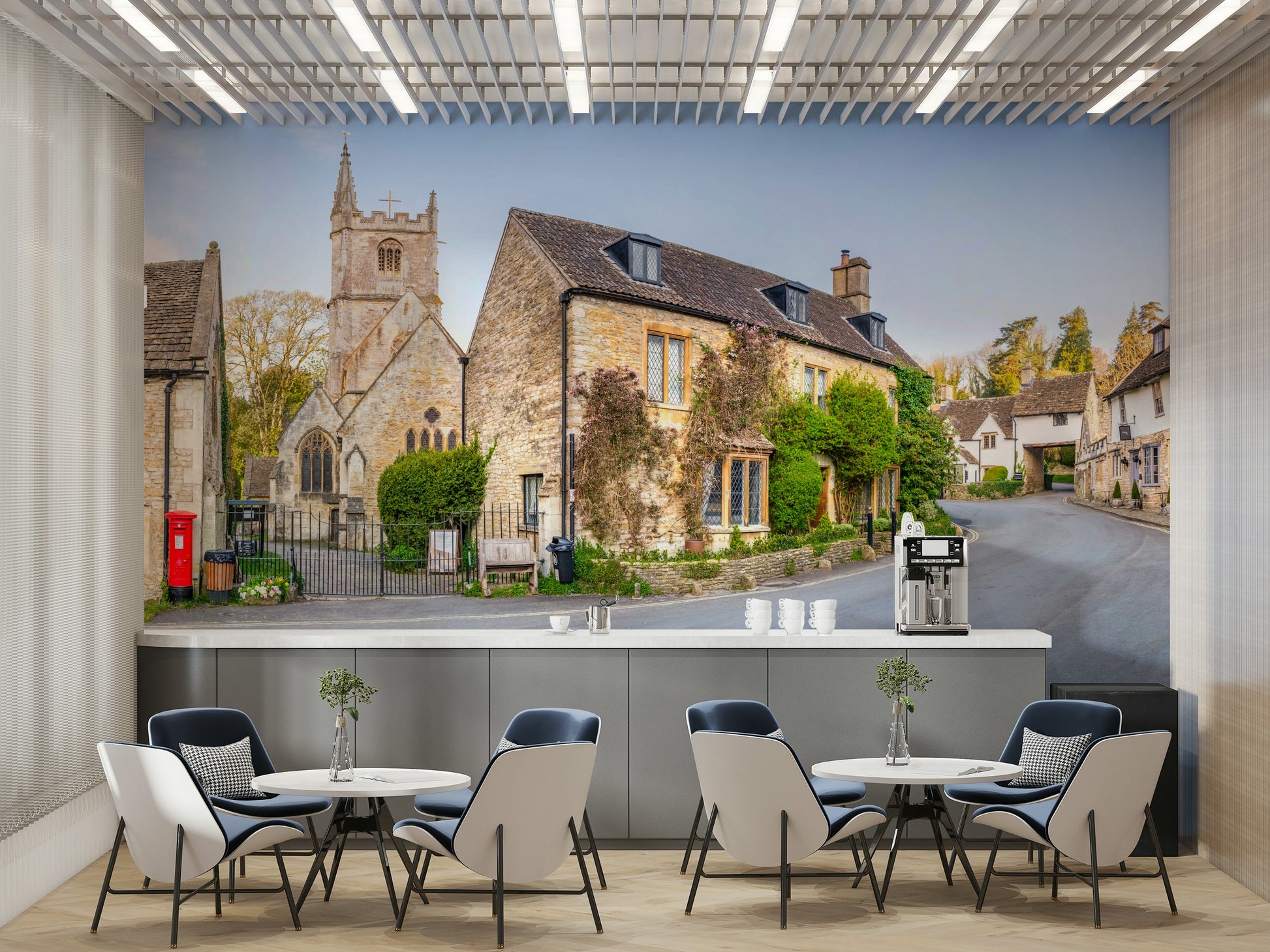 A seamless pattern for a living room or bedroom.

