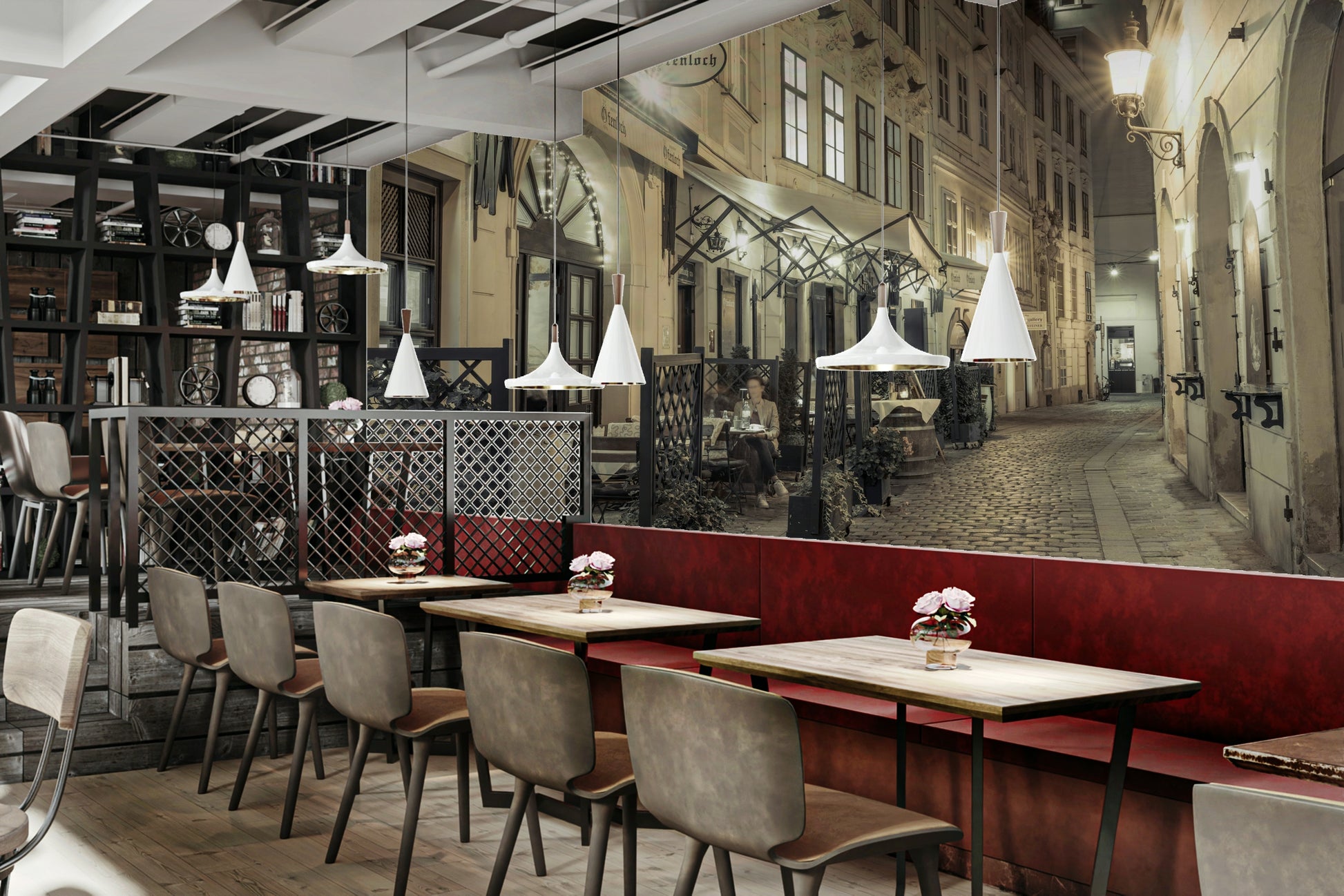 The design has a beautiful, elegant look.

