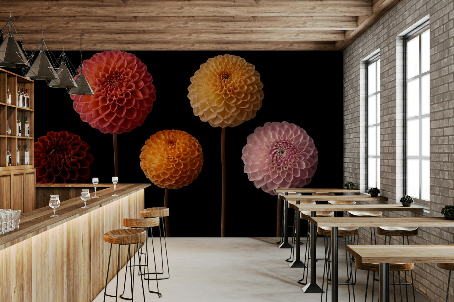 A close-up of the delicate petals and vibrant colors.

