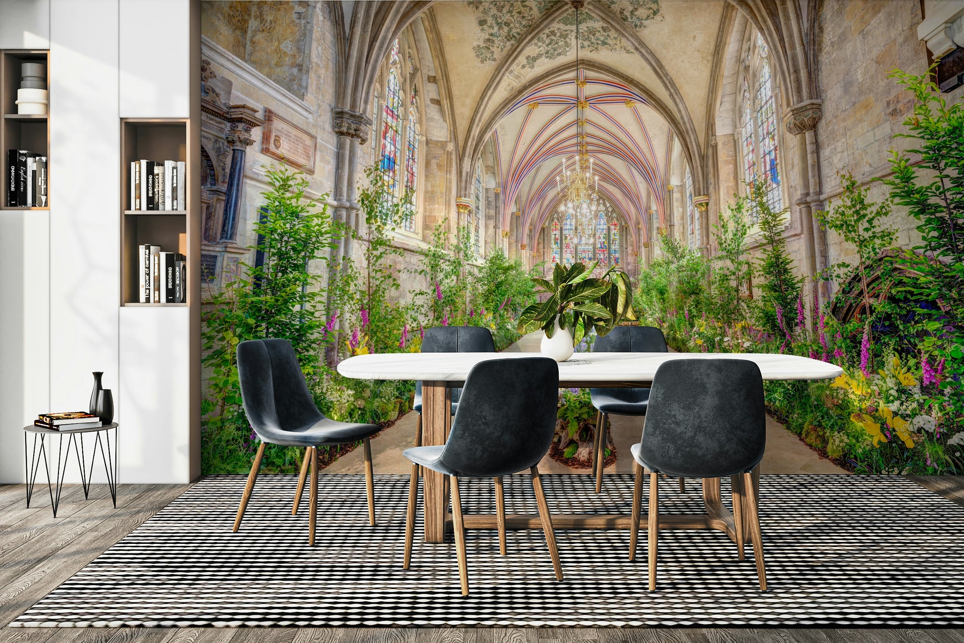 The design has a beautiful, elegant look.

