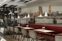 A close-up of the Houses of Parliament and a bridge.

