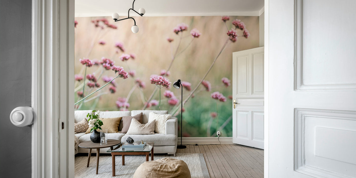 A calm and serene wall covering.

