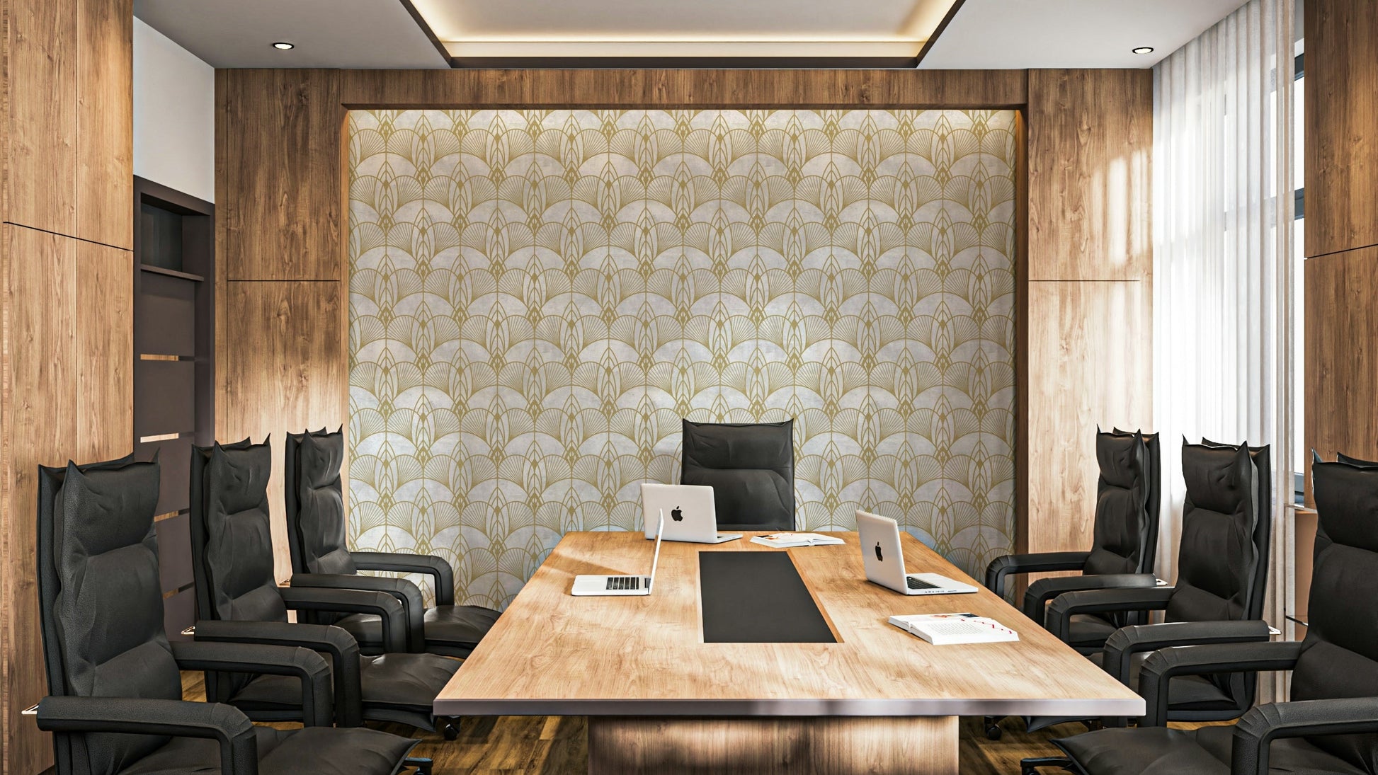 A seamless pattern for a living room or bedroom.

