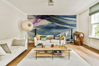 A sophisticated and luxurious wall covering.

