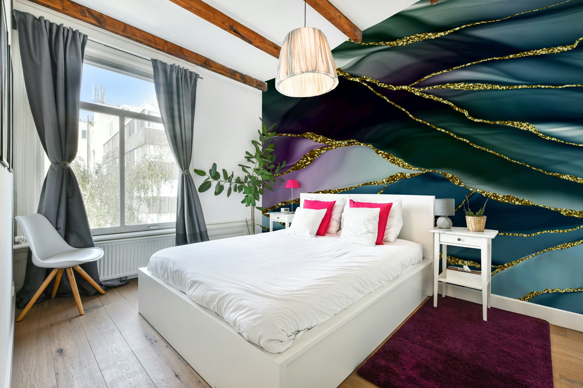 A high-quality print of a luxurious texture.

