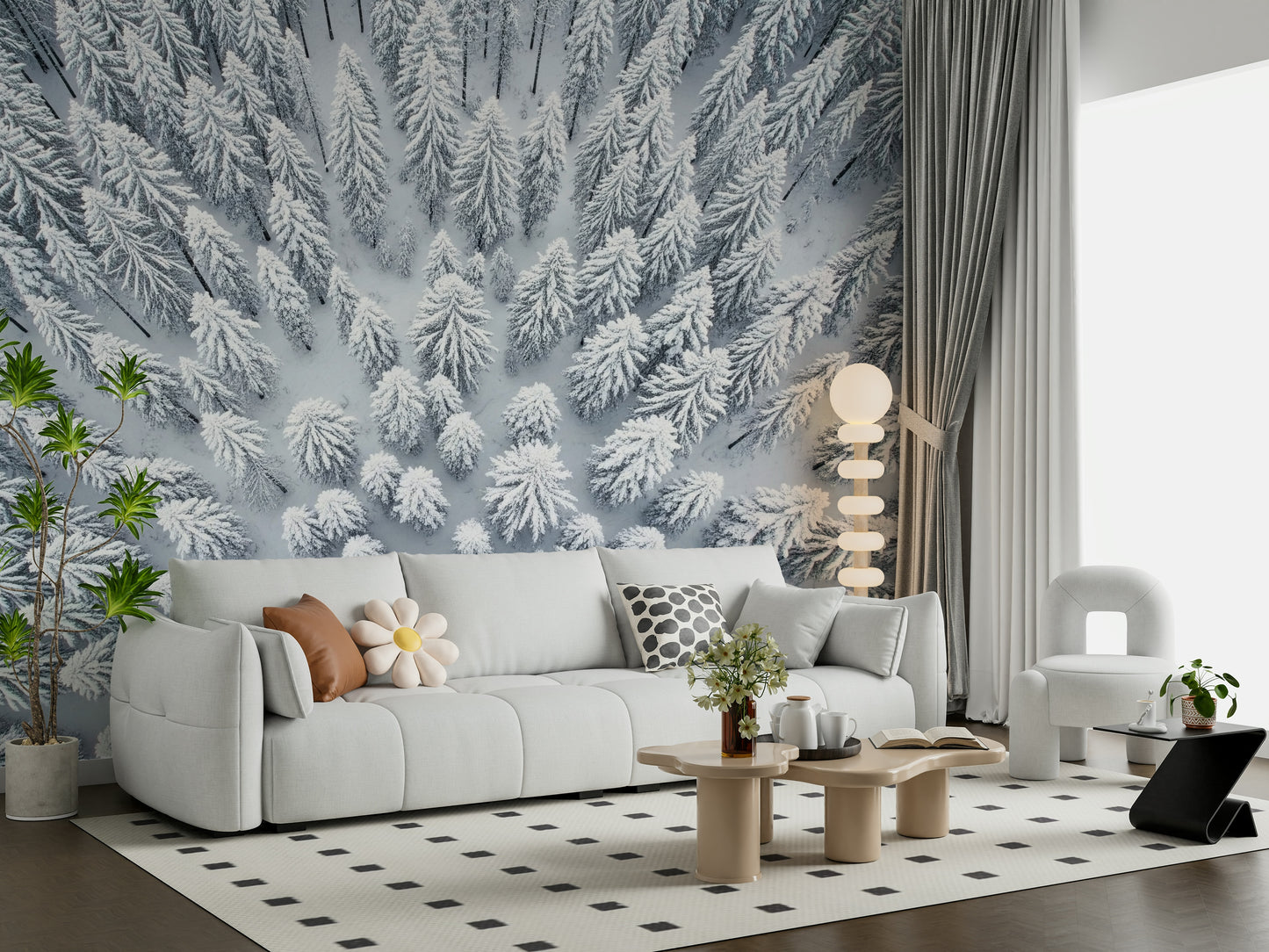 Winter's Embrace Wall Mural