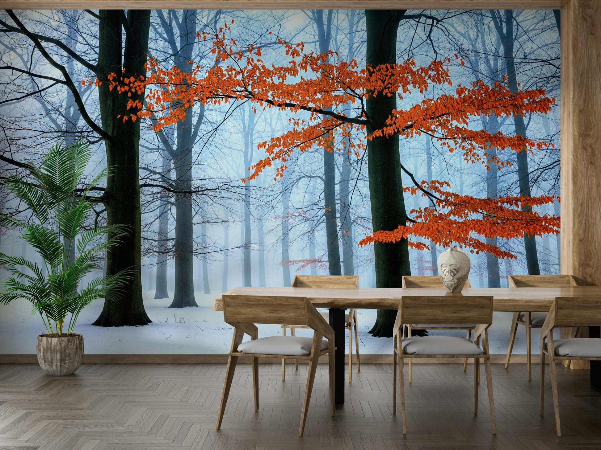 The look is both simple and deeply effective for creating a calm space.
