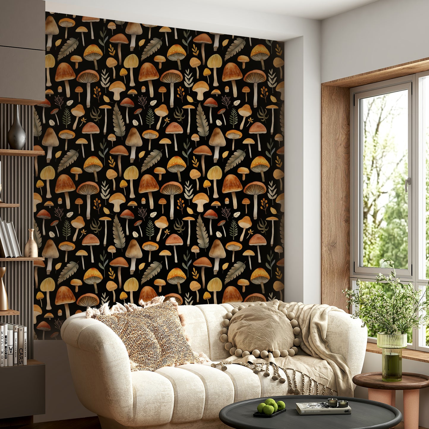 The pattern repeats seamlessly across the entire wall.
