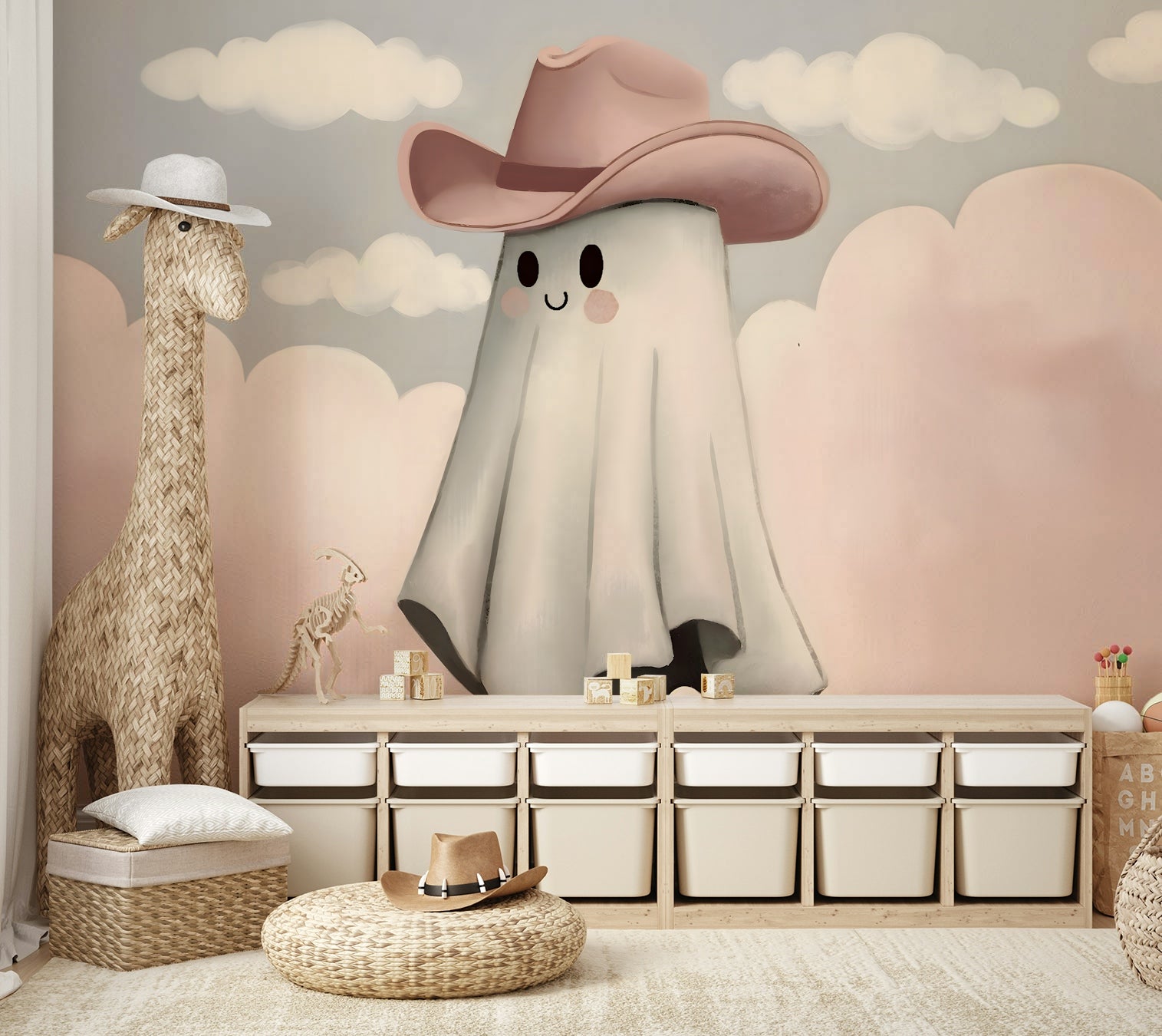 The design feels playful and gentle, not spooky.

