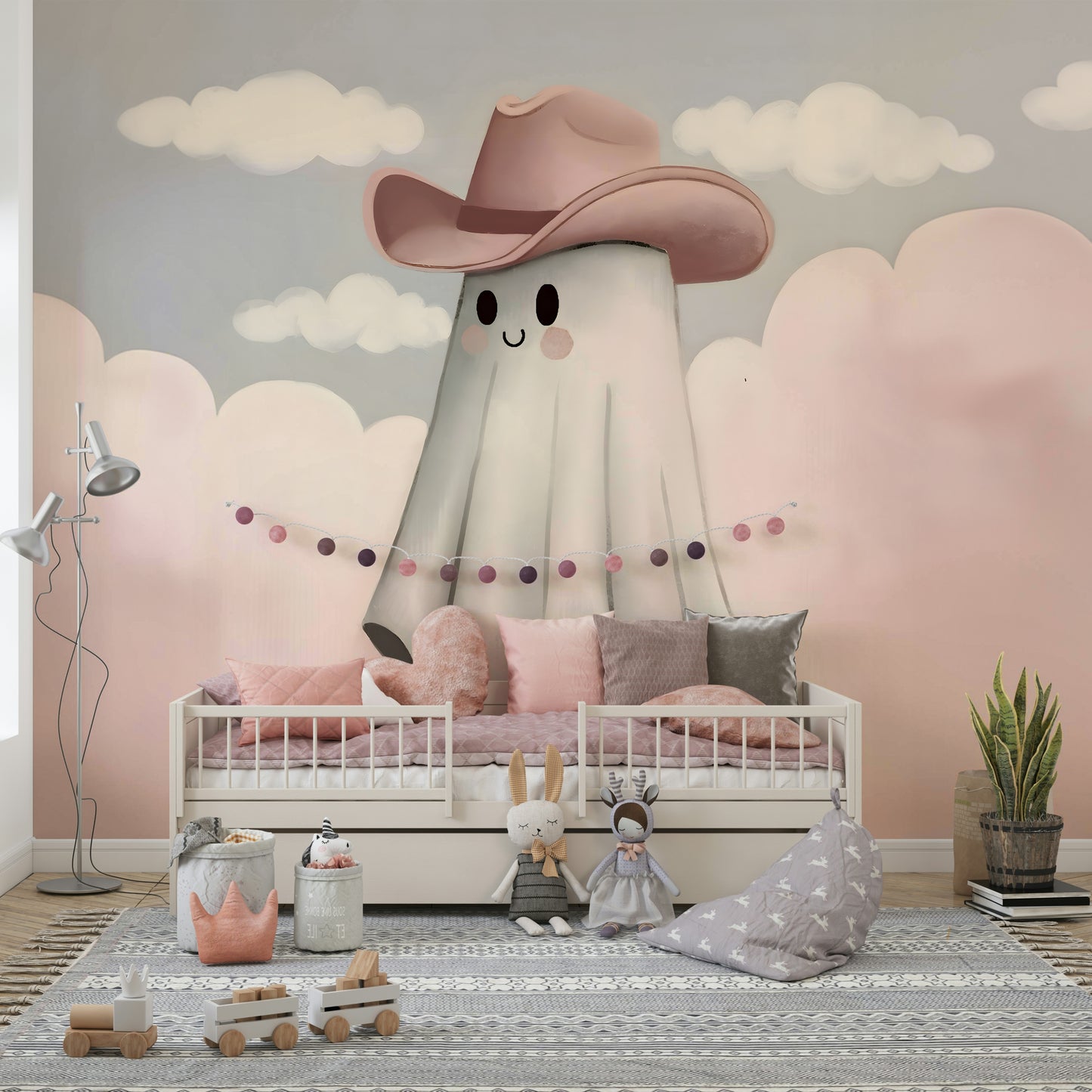 The image is suitable for a children's room or a playroom.

