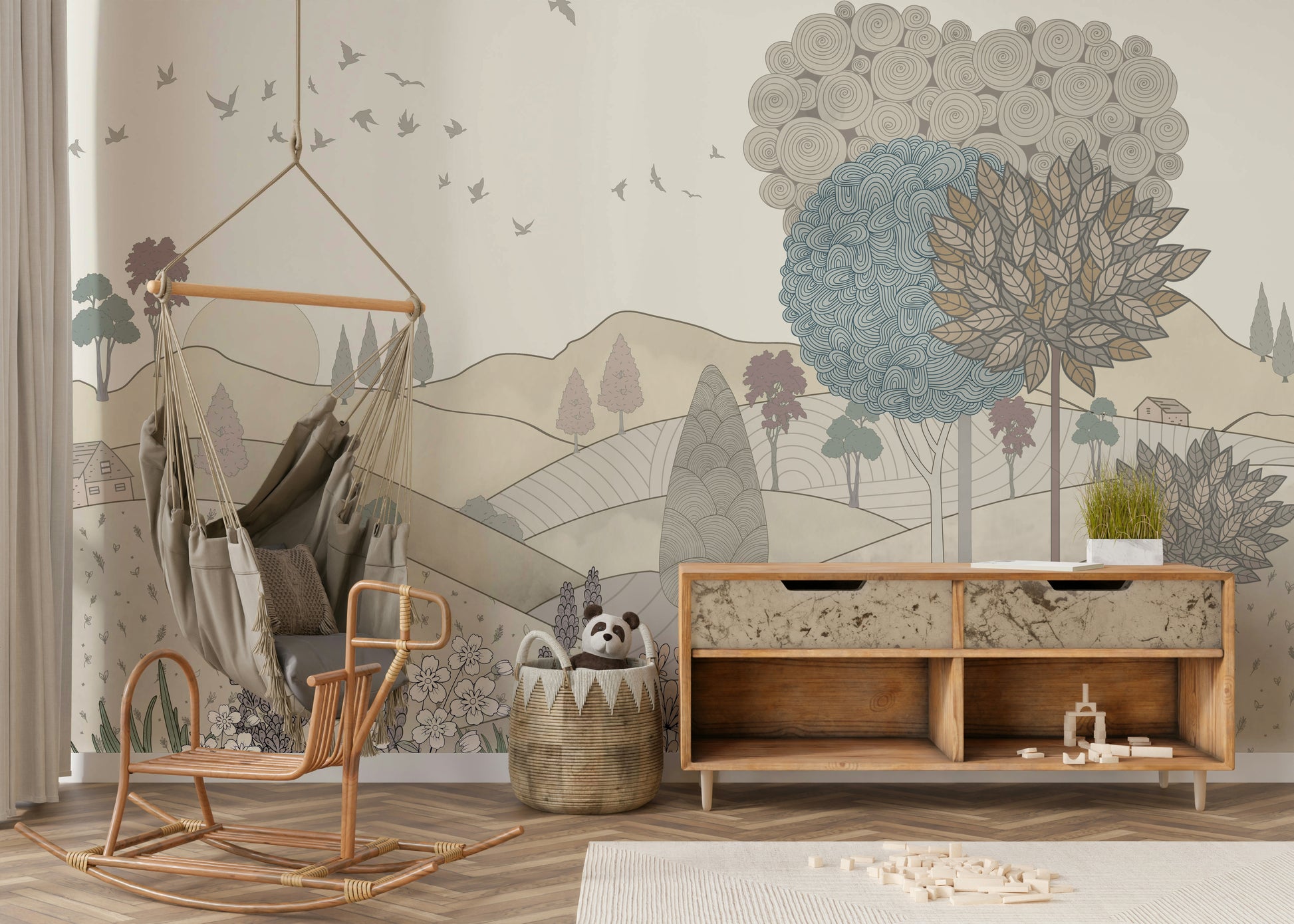 The overall feel is quiet and serene.

