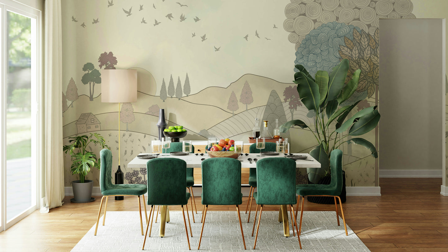 The image has a calm, tranquil mood.

