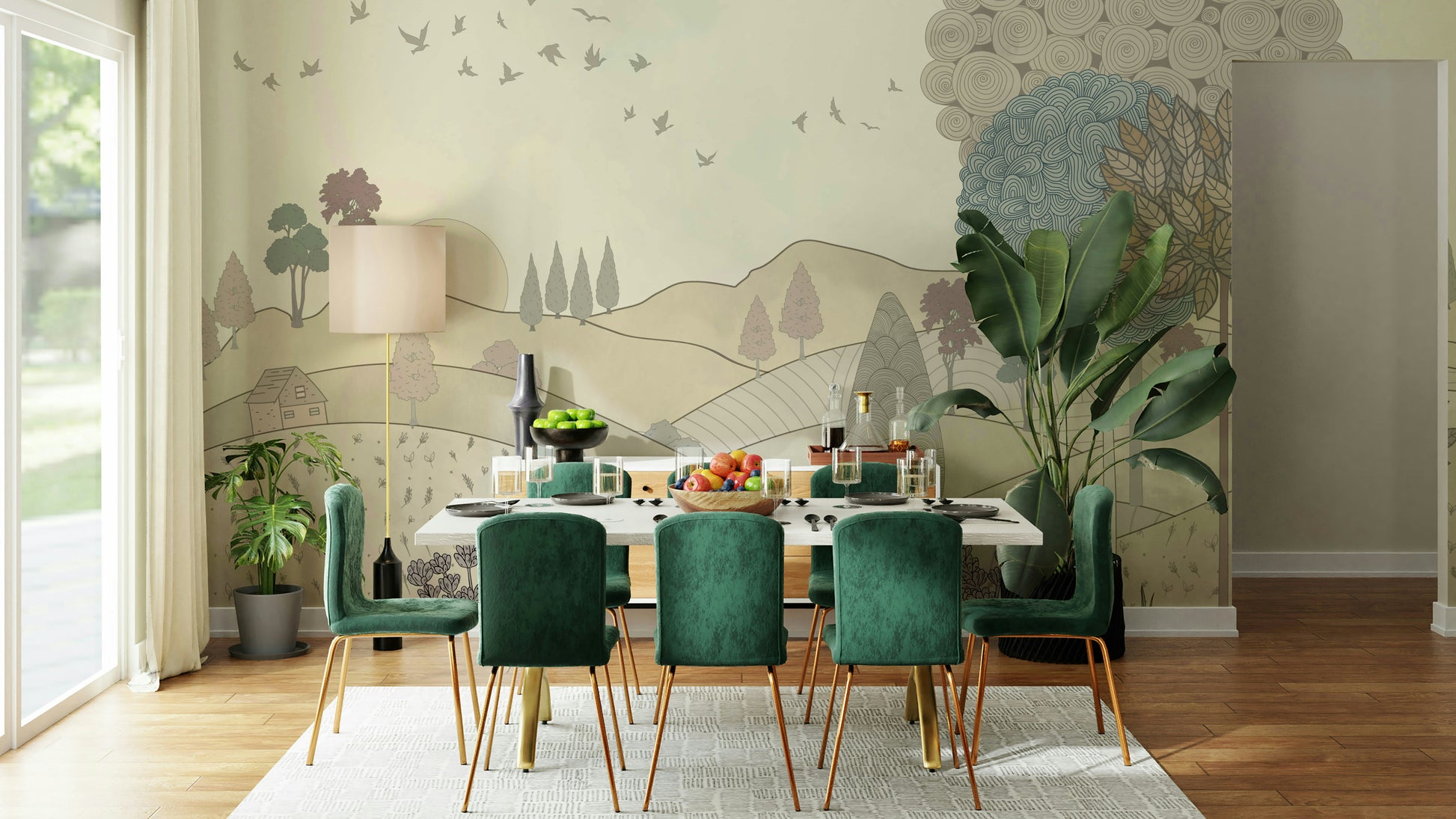 The image has a calm, tranquil mood.

