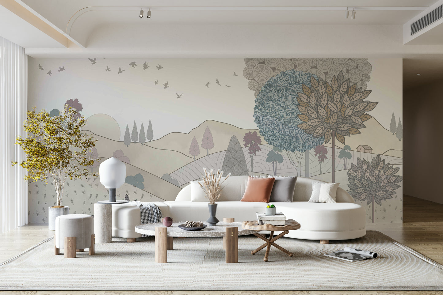 The image feels peaceful and restful.

