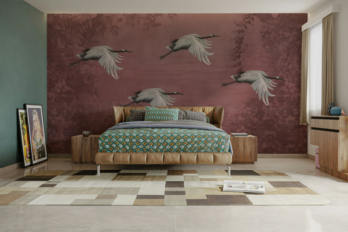 The image feels peaceful and restful.

