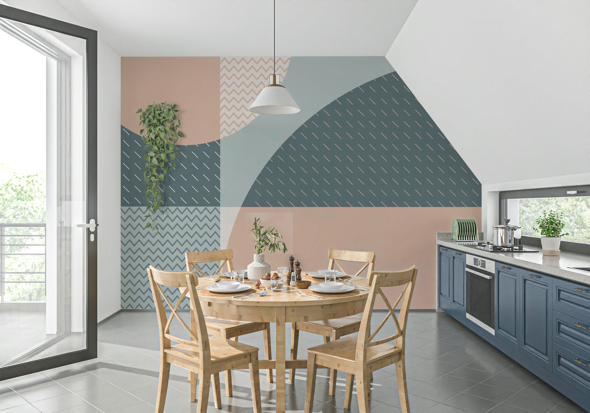 The image feels peaceful and restful.

