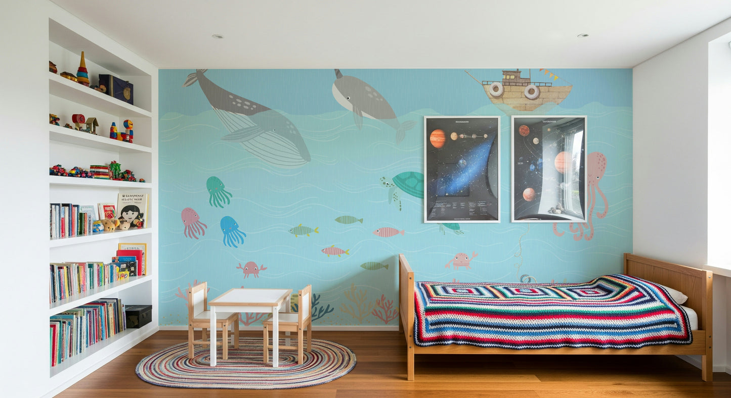 Ocean Friends' Playtime Wall Mural