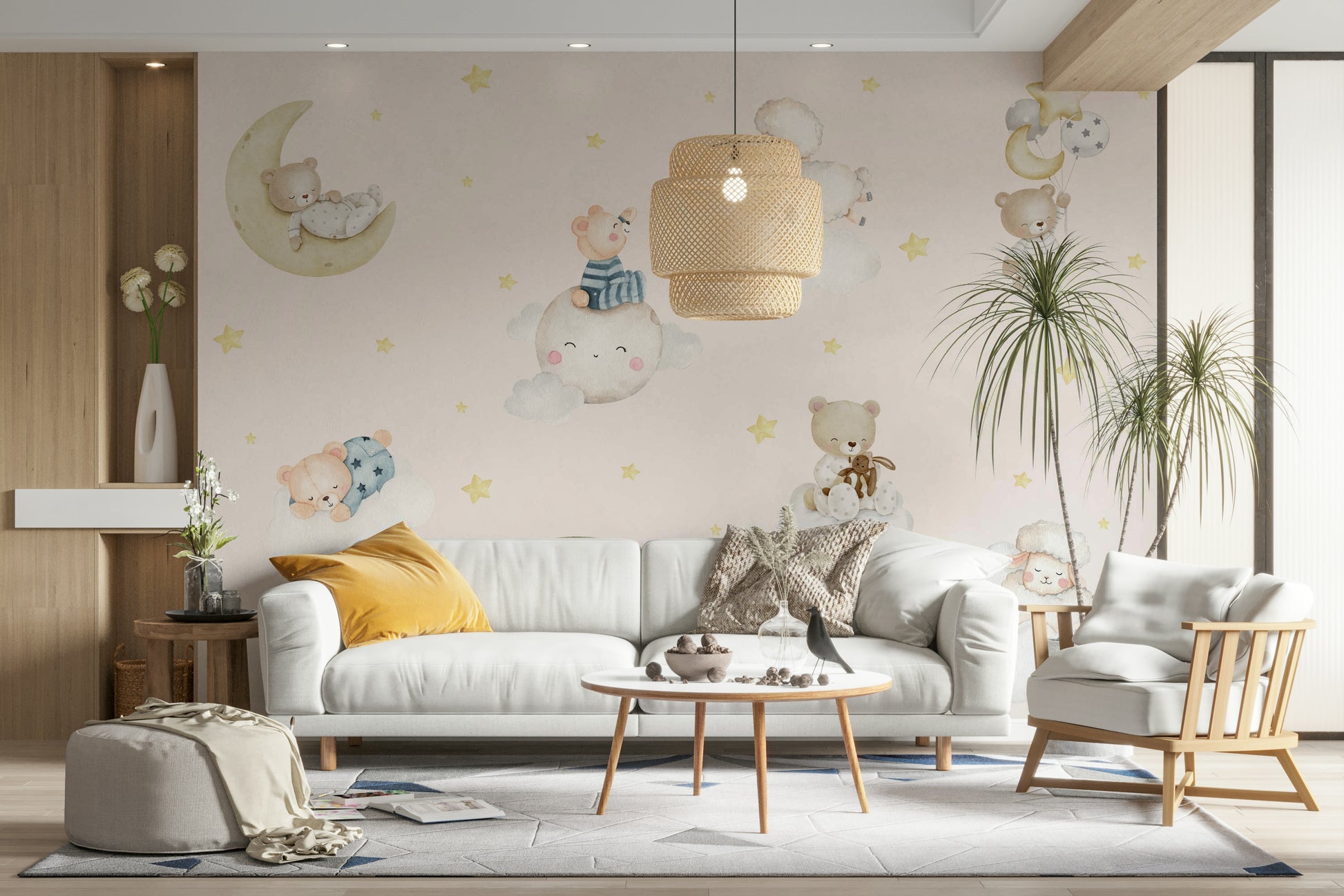 The design has a beautiful, artistic aesthetic.

