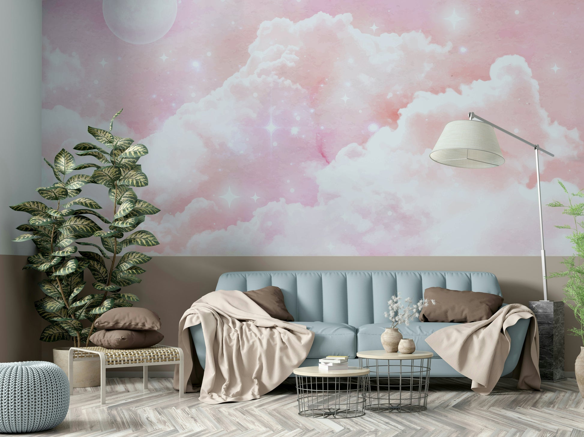 The image is suitable for a bedroom or a nursery.

