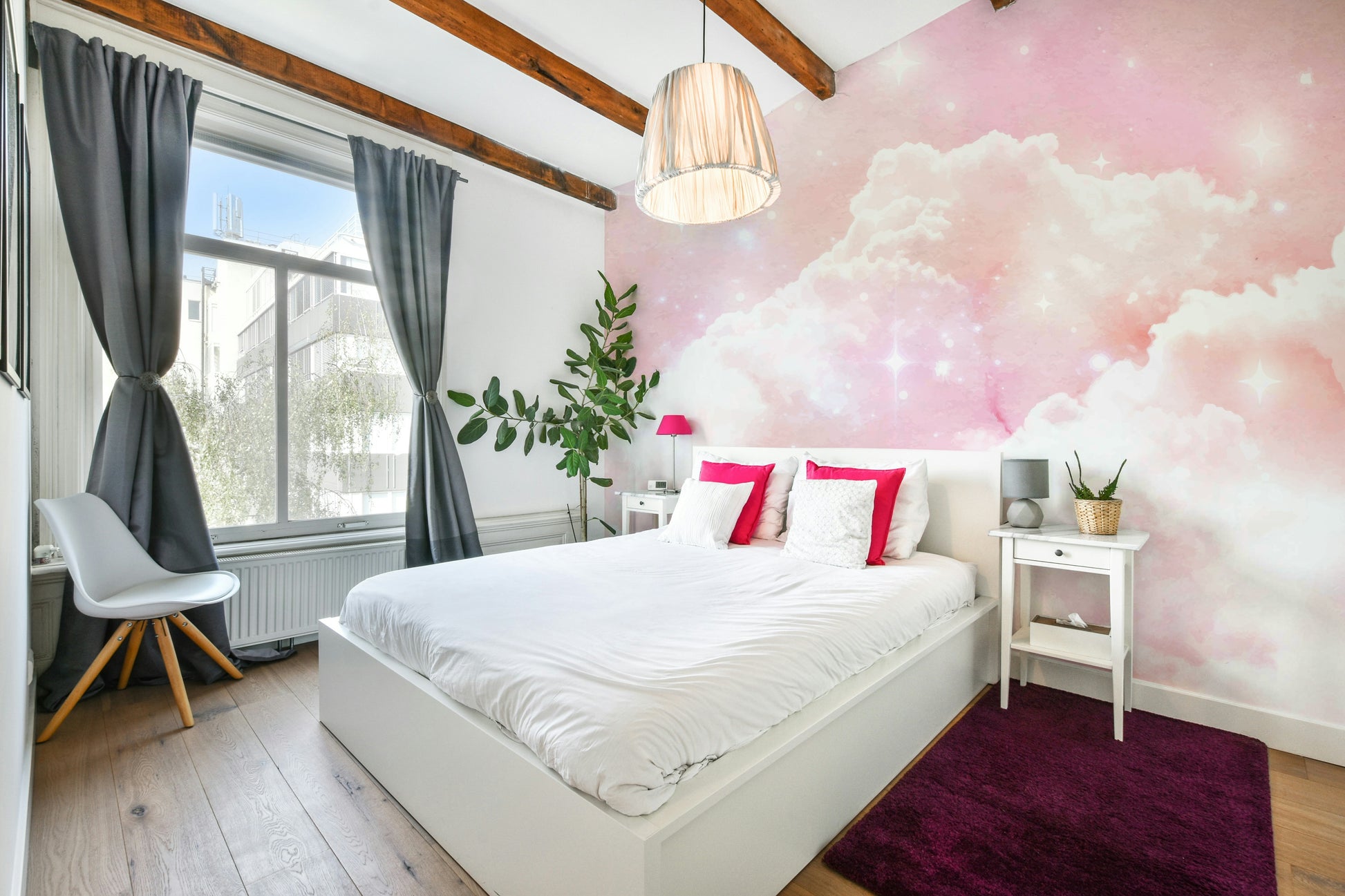 The design feels graceful and peaceful.

