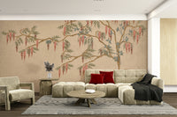 The colors are soft and gentle, with a muted, classic palette.

