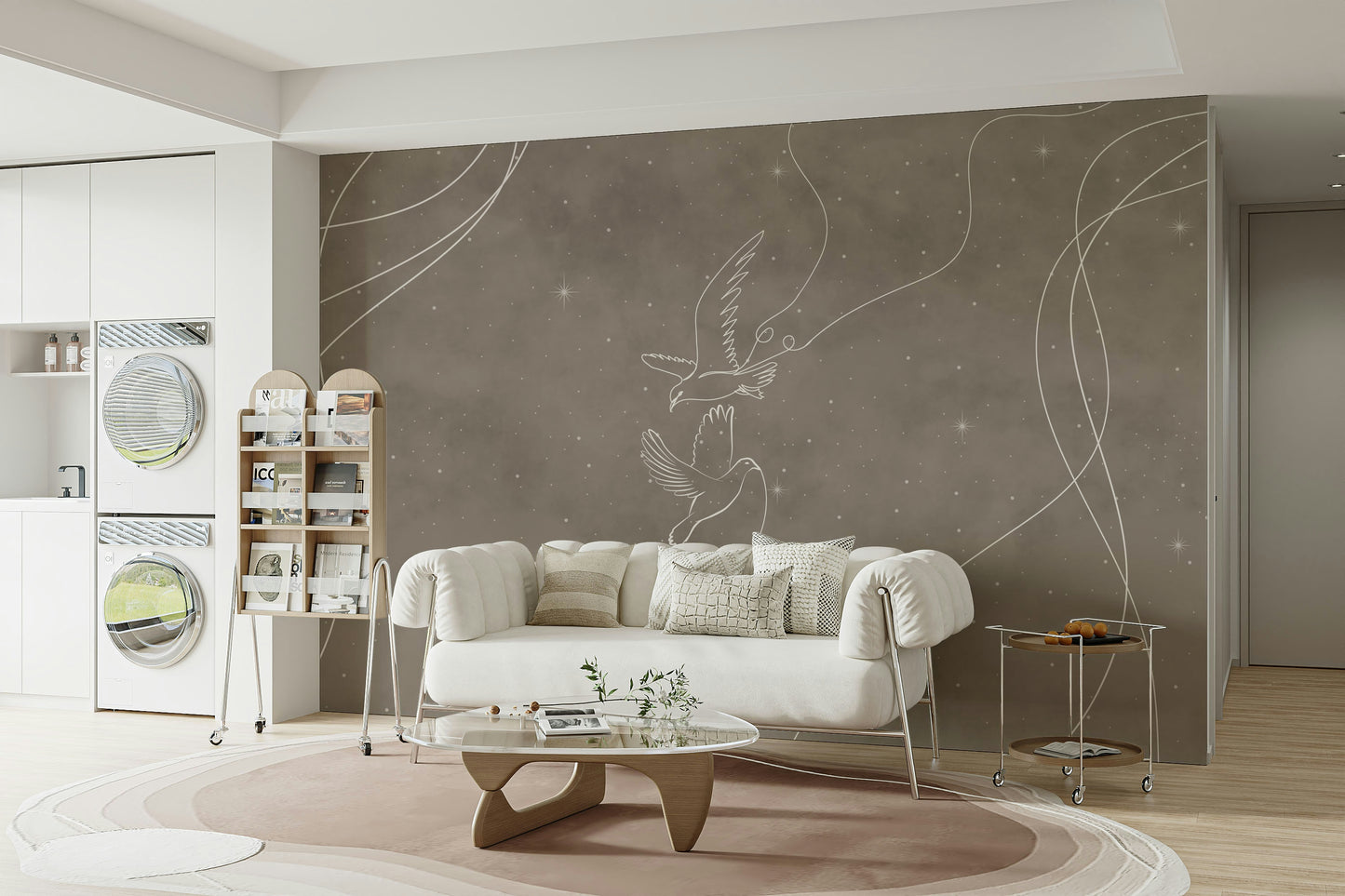 The image has a calm, tranquil mood.

