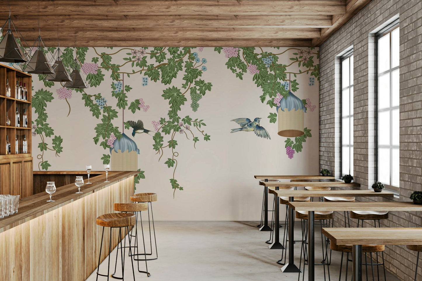 The colors are soft and gentle, with a muted, ethereal palette.

