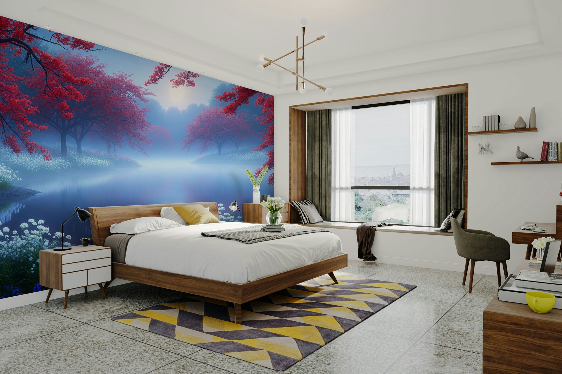 The overall feel is quiet and serene.

