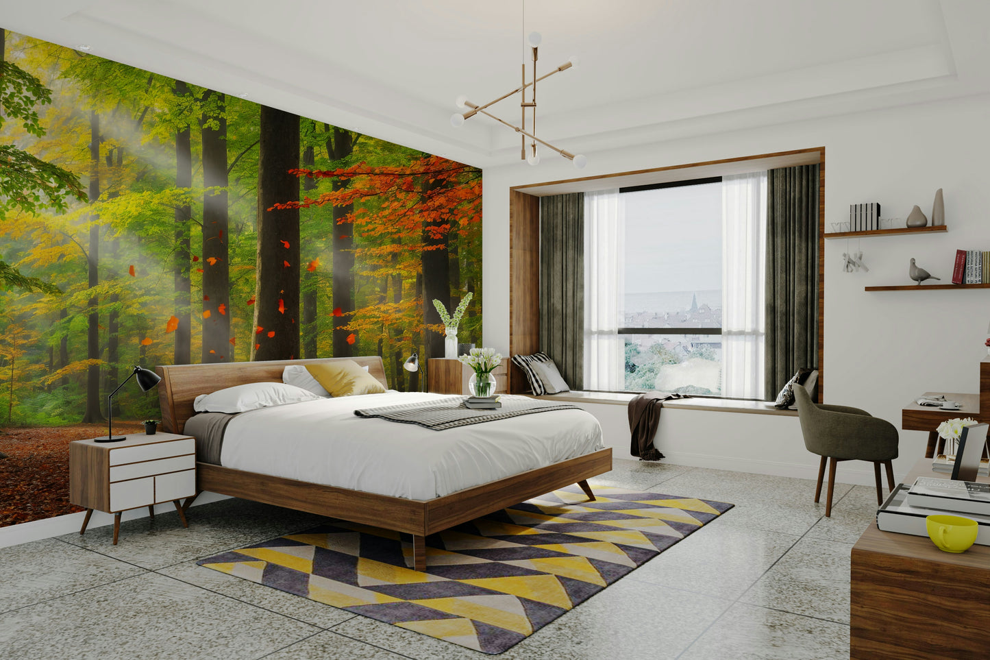 The image feels peaceful and restful.

