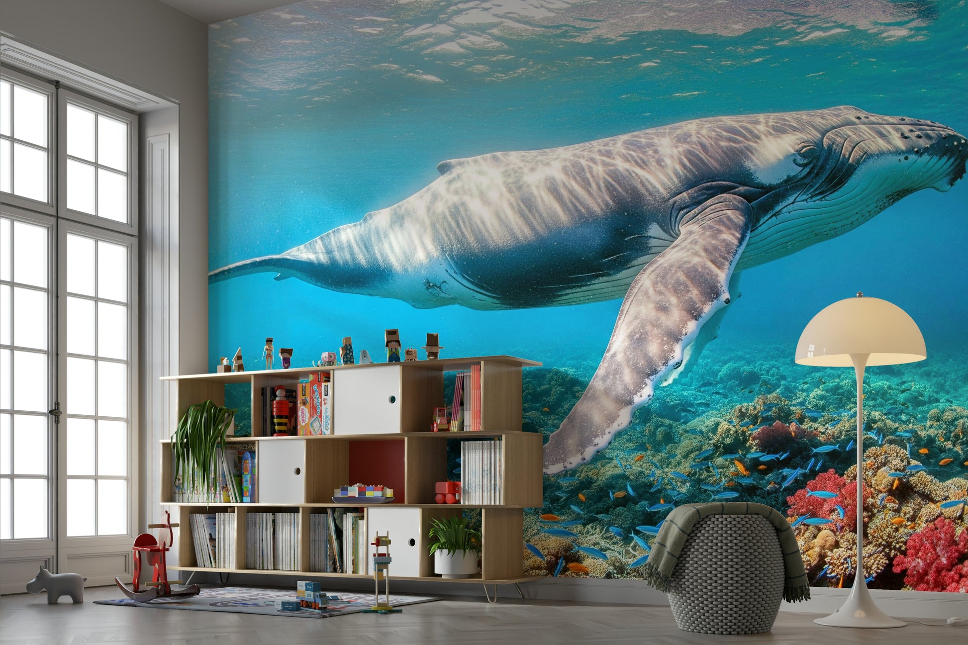 The design feels graceful and peaceful.

