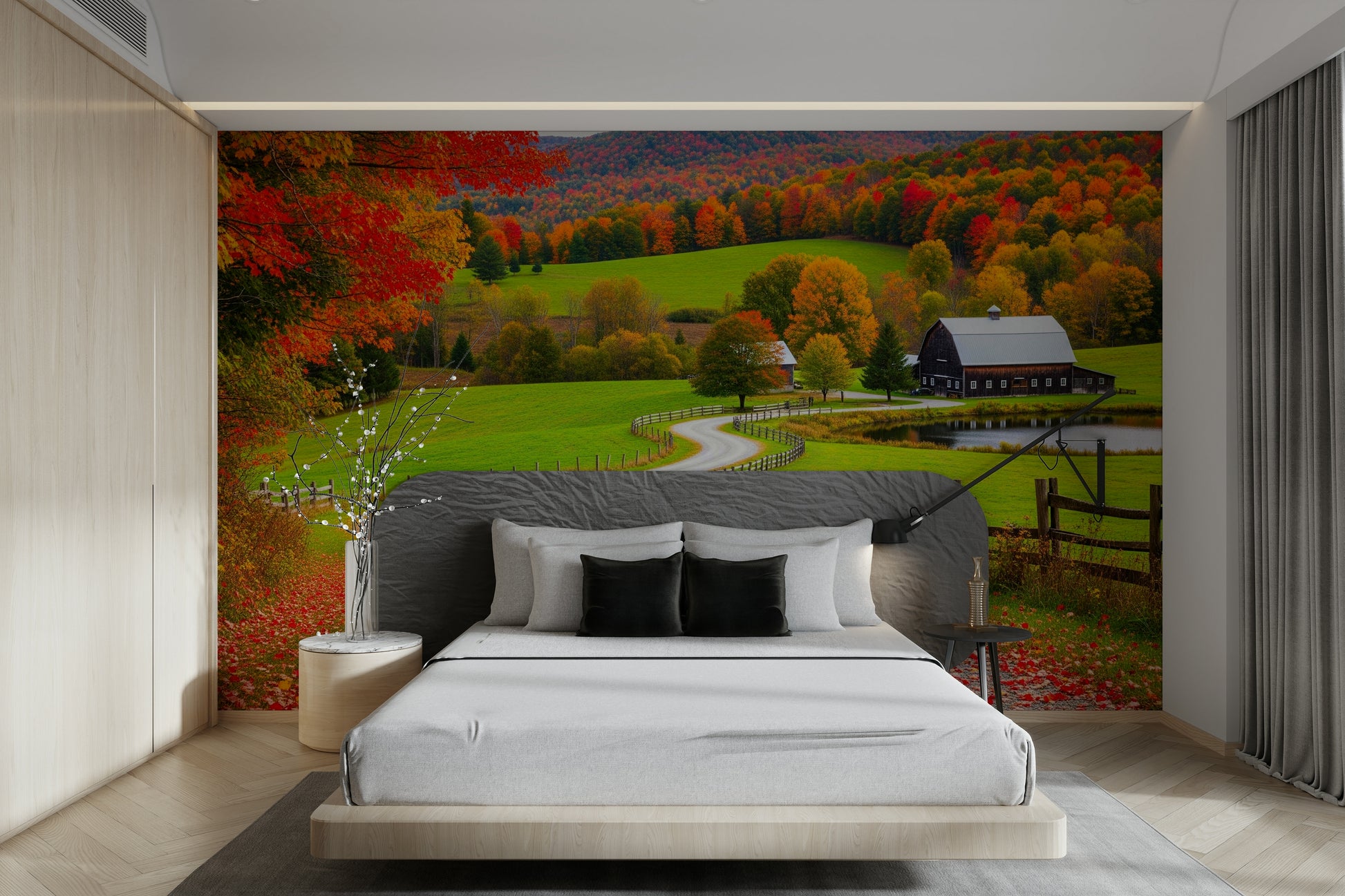 The design has a beautiful, artistic aesthetic.

