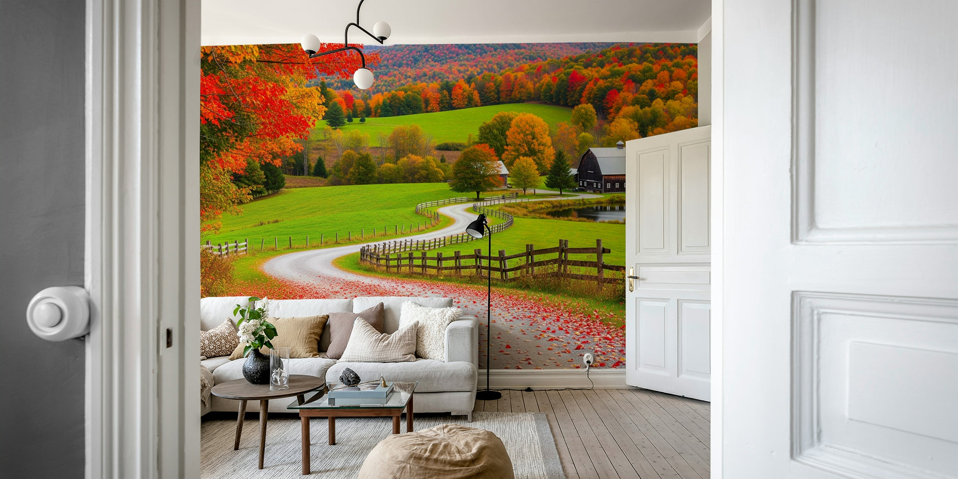 The image feels peaceful and restful.

