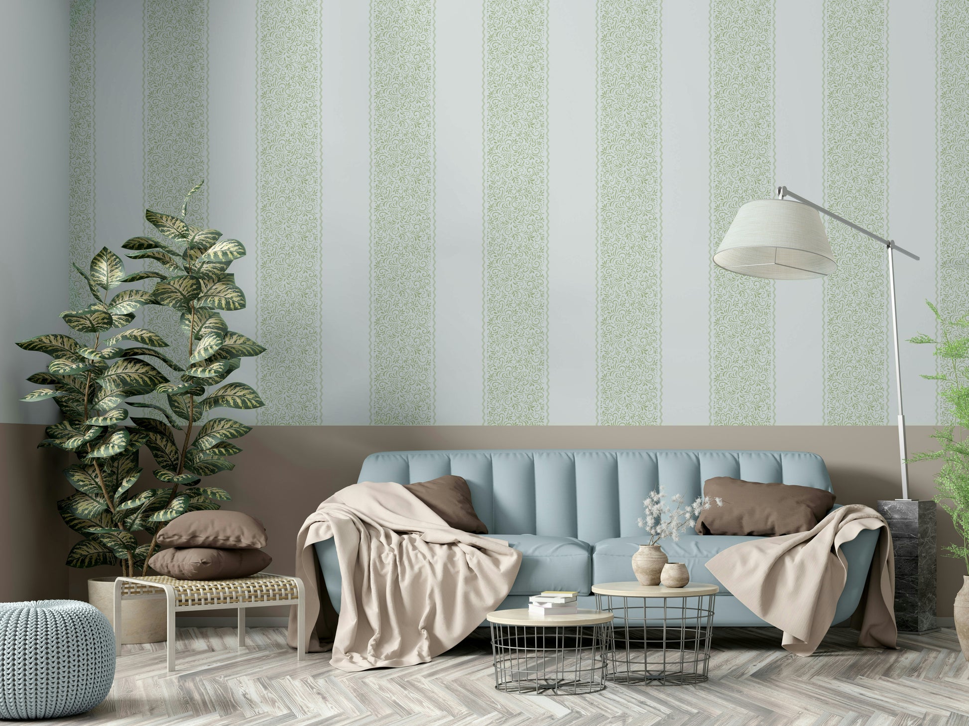 The design has a beautiful, artistic aesthetic.

