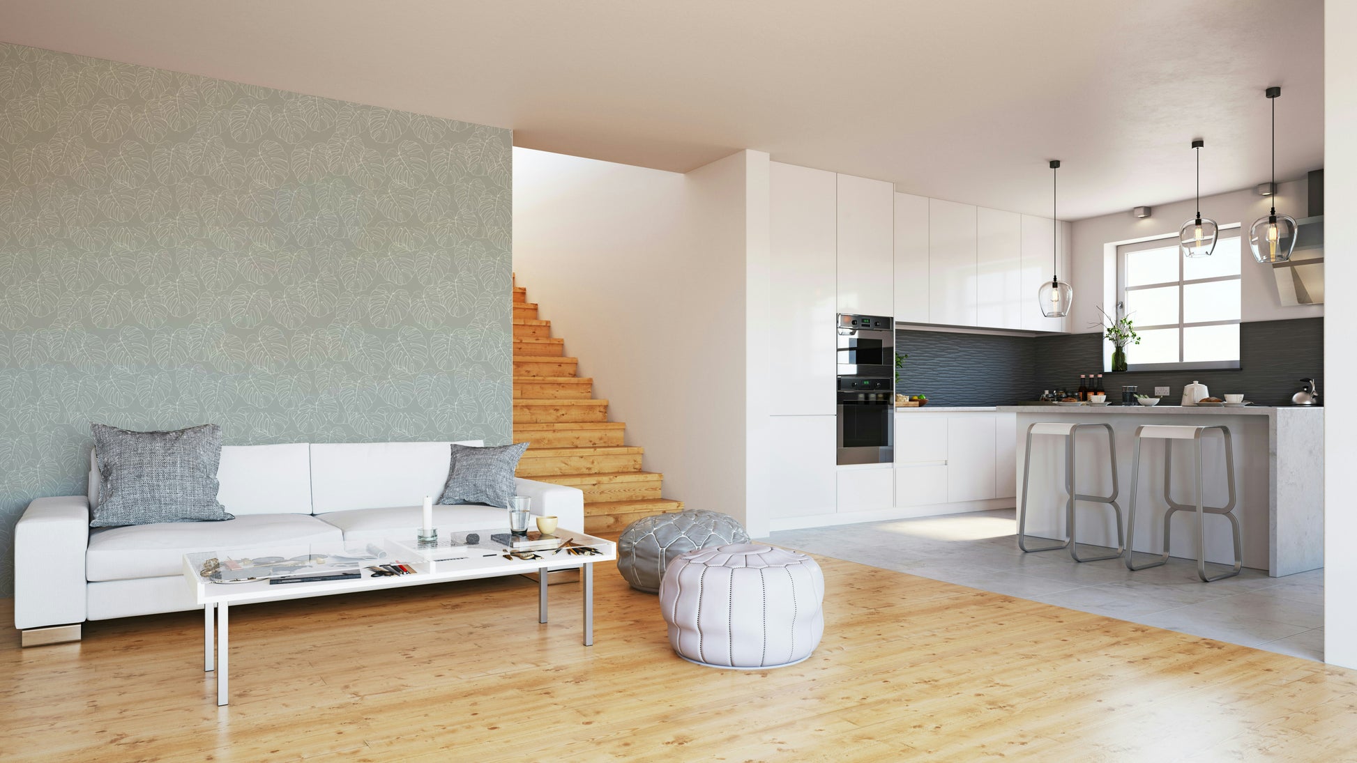 The design feels peaceful and organic.

