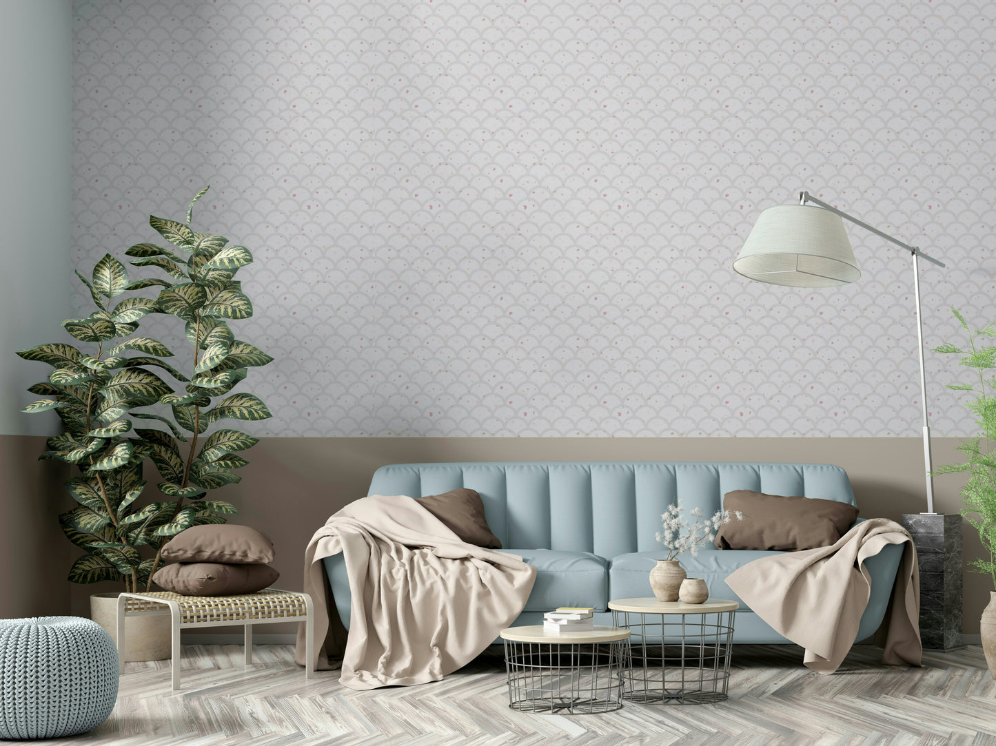 Subtle Scallops Wallpaper⁠