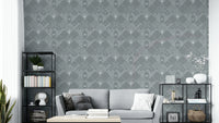 A peaceful wallpaper with a modern, geometric design.

