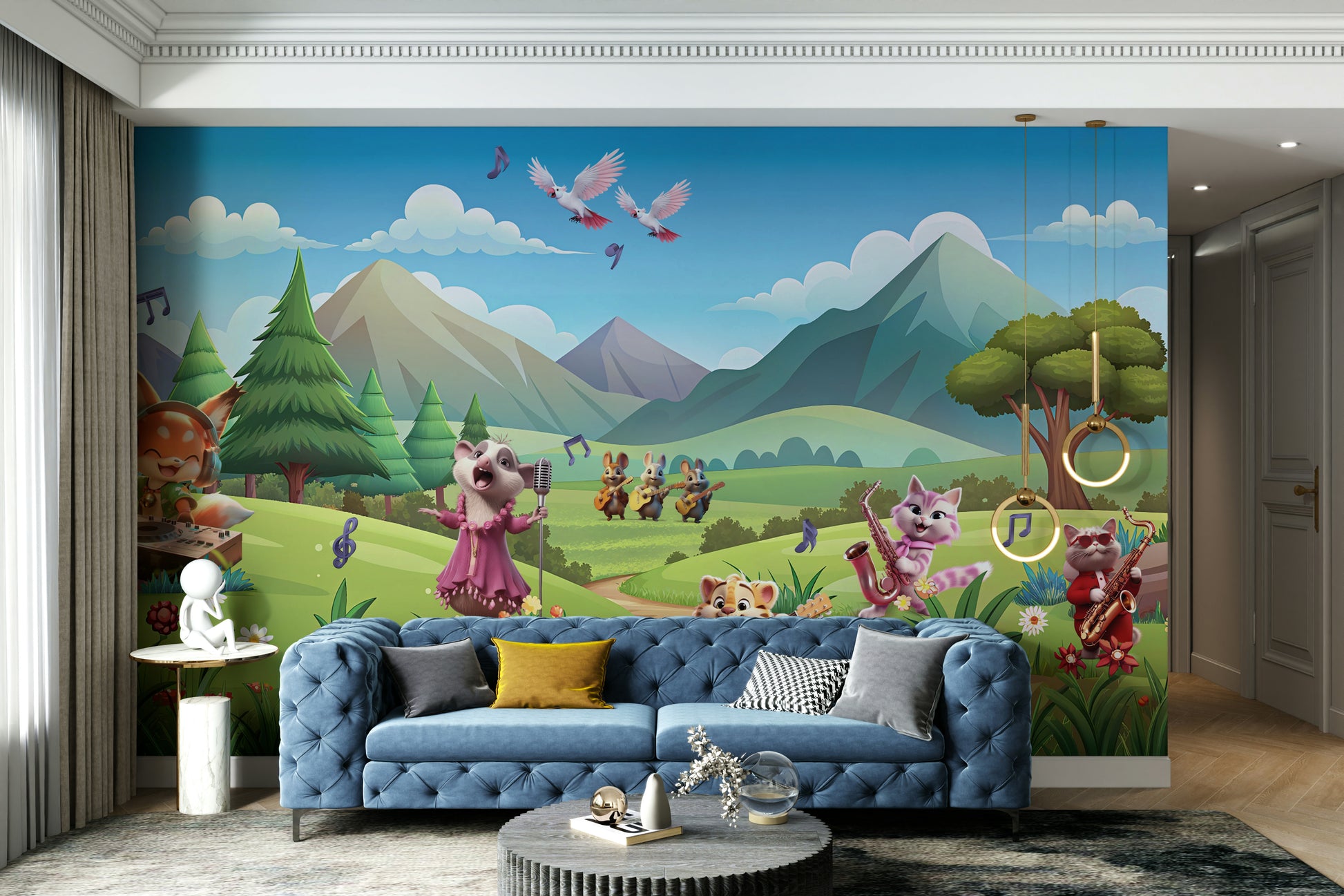 The image feels playful and joyous.

