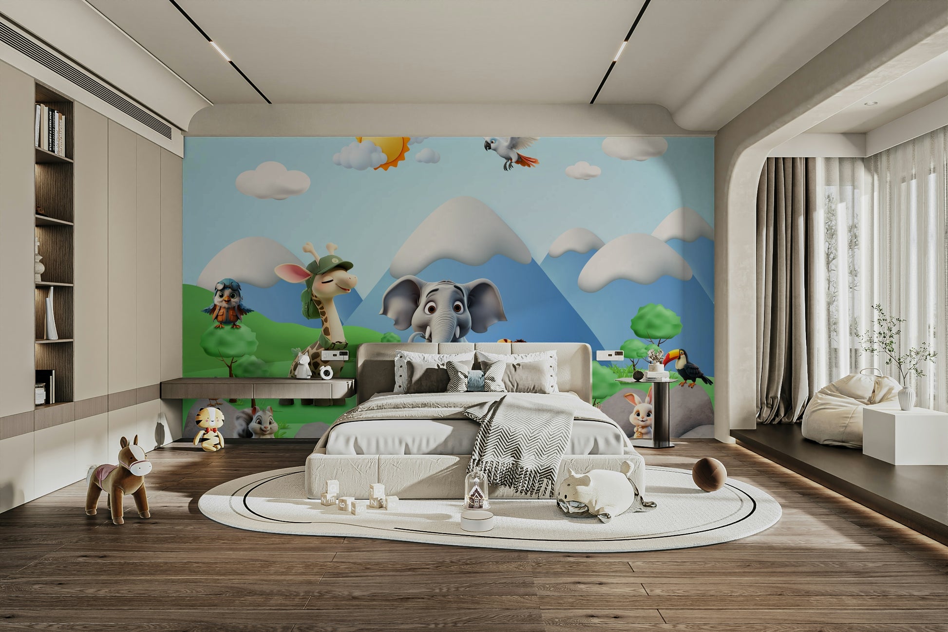 The design has a beautiful, artistic aesthetic.

