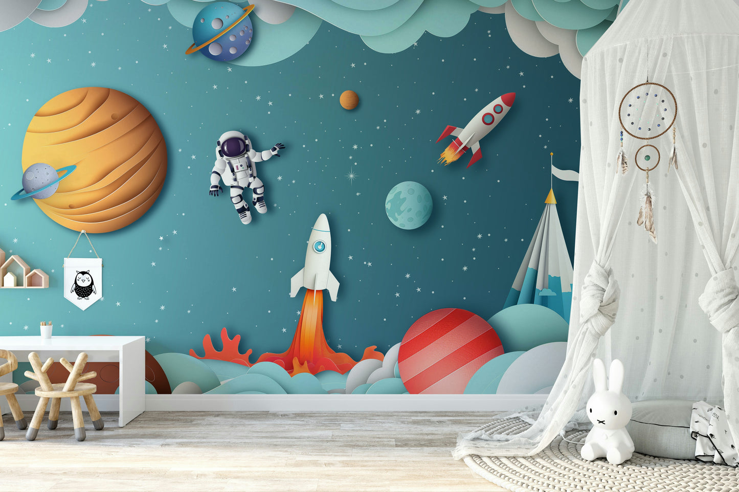 The image feels peaceful and restful.

