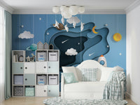 This wallpaper is perfect for a bedroom, a study, or a home theater.
