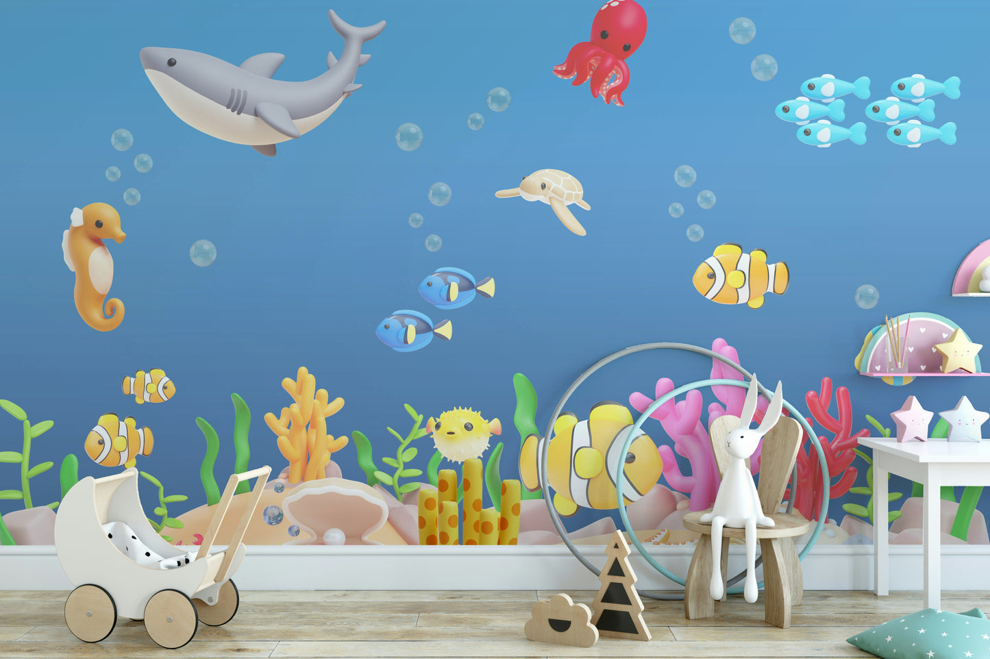 The overall feel is cheerful and active.

