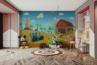 The overall feel is cheerful and active.

