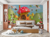 The colors are gentle and soft, with a pastel, light and neutral palette.

