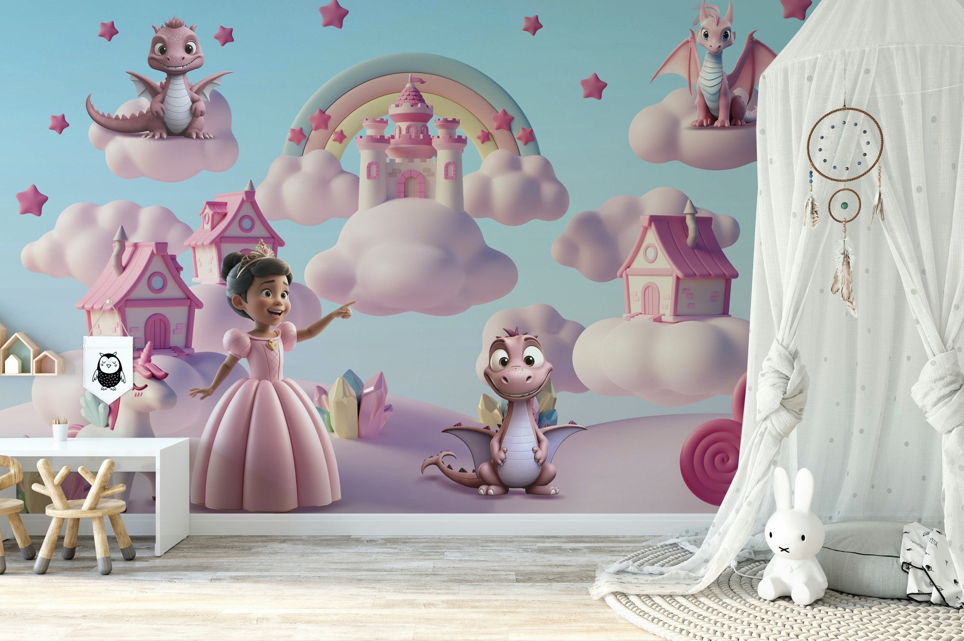 The design has a beautiful, artistic aesthetic.

