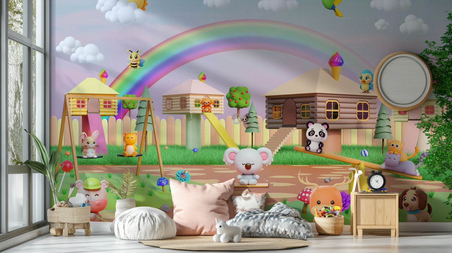 The image has a happy, energetic mood.

