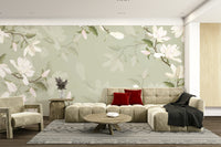 The colors are gentle and soft, with a pastel, pink and neutral palette.

