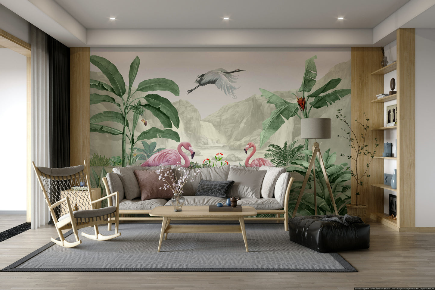 The overall feel is quiet and serene.

