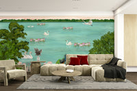 The image has a calm, tranquil mood.

